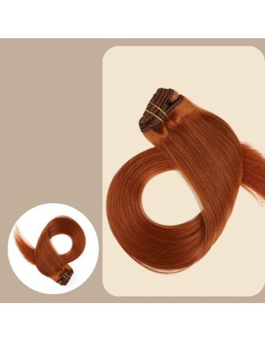 Extensão para Clips Premium Russian Hair Copper Les magasins à Paris