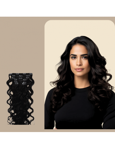 Wave Clip Extensions Zwart Toutes les collections ici