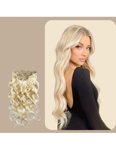 Body Wave Platina Blonde Extensions Kit 120 gr Les magasins à Paris