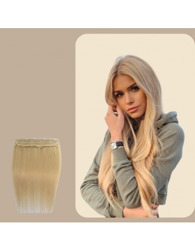 Recht Platina Blond Mono Clip-In Verlenging Maxi Volume Band pas cheres