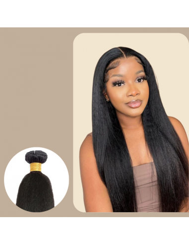 Weven Virgin Human Hair Yaki Recht 7A Donkerbruin 1B 100 Gr Par le système avancé 