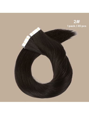 Premium Russische Haren Steile Tape-Extensions 2 en ligne