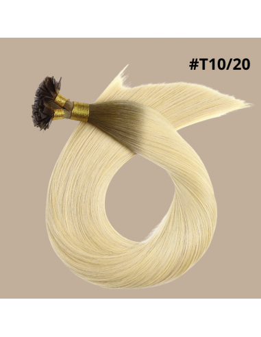 100 Premium Keratine Extensions Steil Met Platte Punt T10/20 Toutes les collections ici