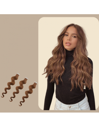 Extensões adesivas Wavy Hazelnut Comparez plus de prix