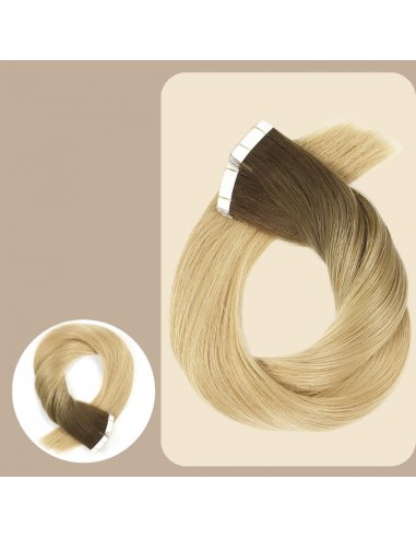 Premium Russian Hair Tape Extensions / tapes stive T8/DB4 de France