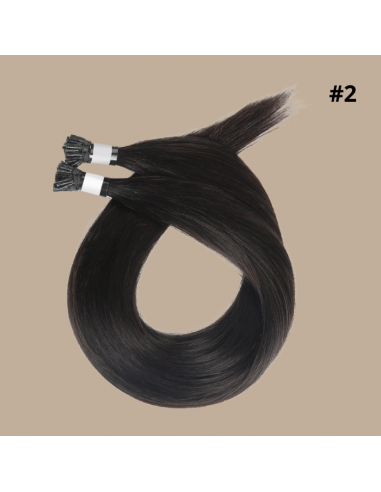 50 Premium Keratin Extensions Rett med I-spiss 2 ou a consommer sur place