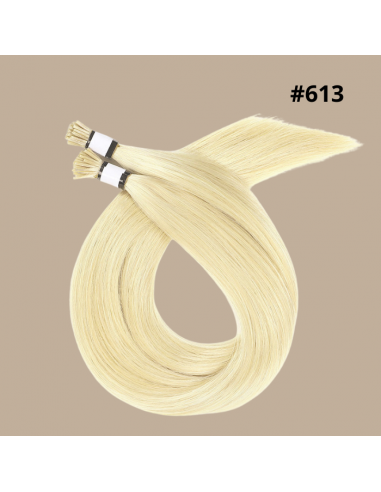 50 Premium Keratin Extensions Rett med I-spiss 613 ou a consommer sur place