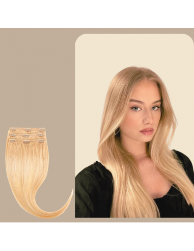 Blond Stiff Clip Extensions plus qu'un jeu 